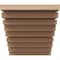 Ekena Millwork 10"W x 10"D x 10"H Wide Landon Rough Cedar Woodgrain TimberThane Corbel, Primed Tan CORUR10X10X10LANRCPR - alternate 2